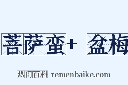 菩萨蛮+盆梅是什么意思的图片